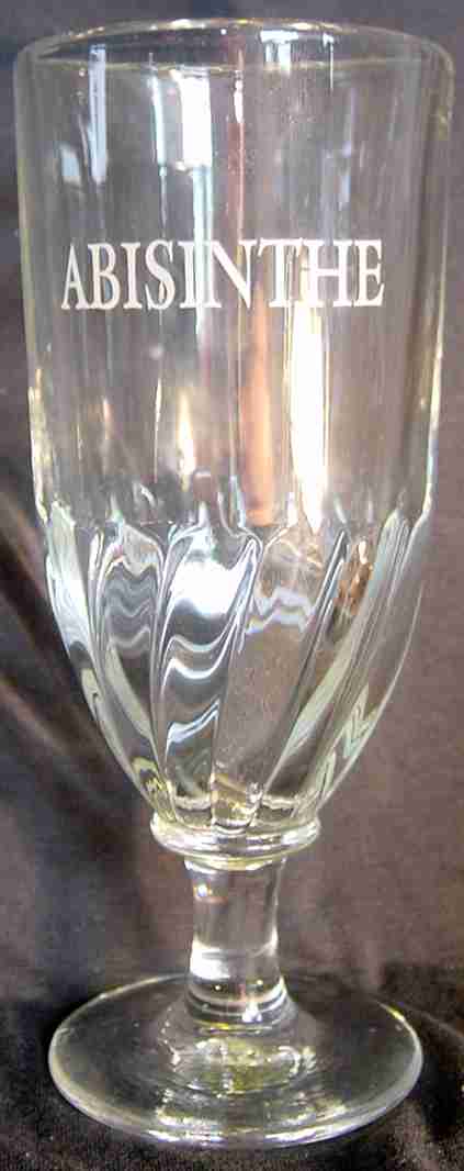 ABSINTHE GLASS ABISINTHE (SWIRL)