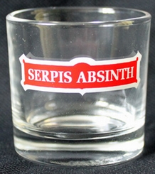 ABSINTHE GLASS SERPIS small